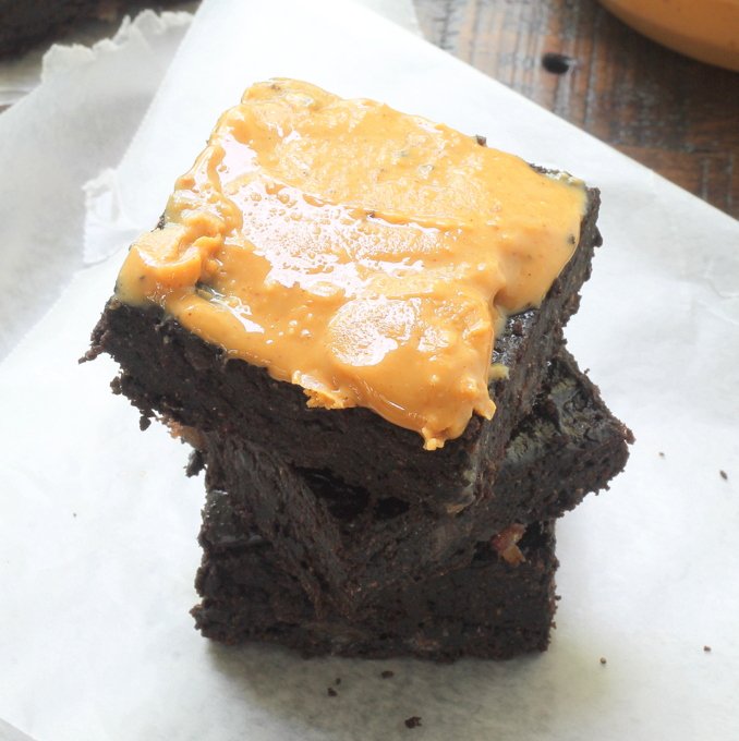 Chocolate Peanut Butter Brownies 3