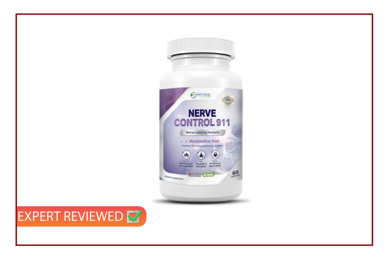 Nerve Control 911 Reviews – Ingredients, Benefits, Side Effects & Customer Reviews Exposed!